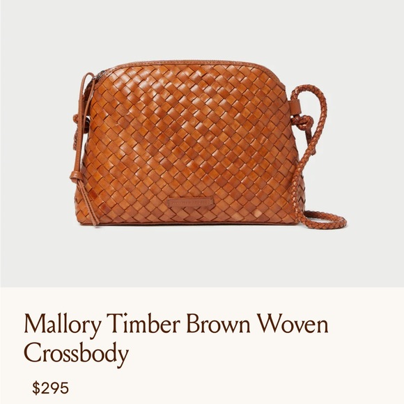 Loeffler Randall Handbags - NEW Loeffler Randall Mallory Woven Crossbody Bag in Timber Leather
